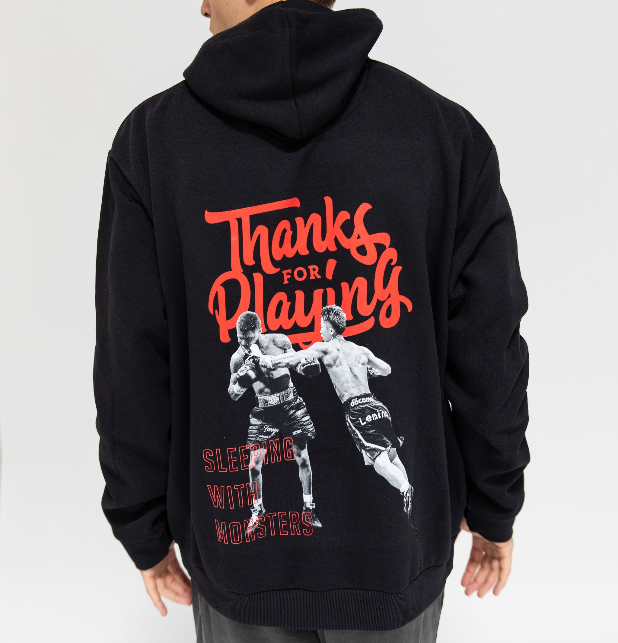 Sleeping with Monsters Hoodie – Thanks For Playing
